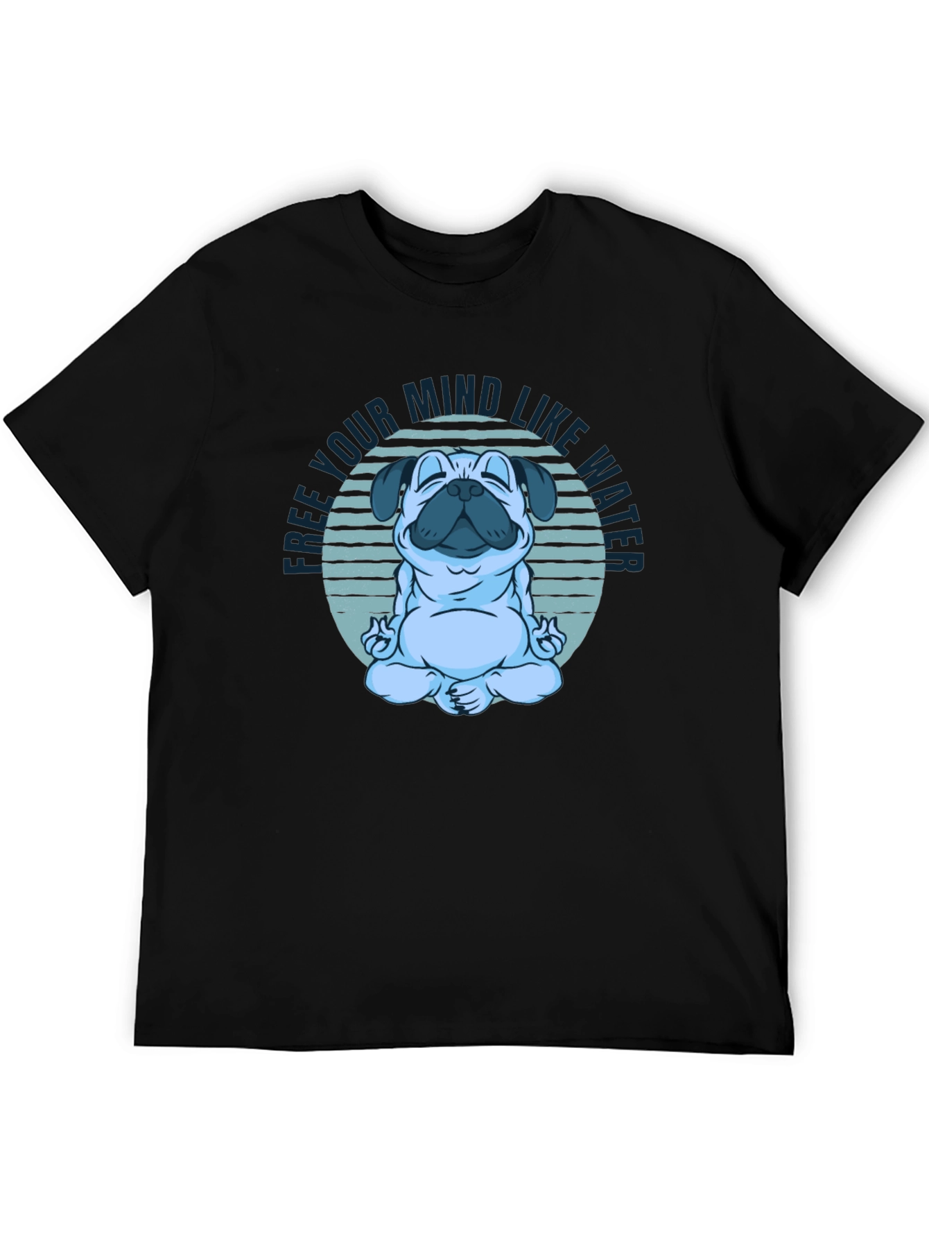 Zen Pug T-Shirt: Free Your Mind