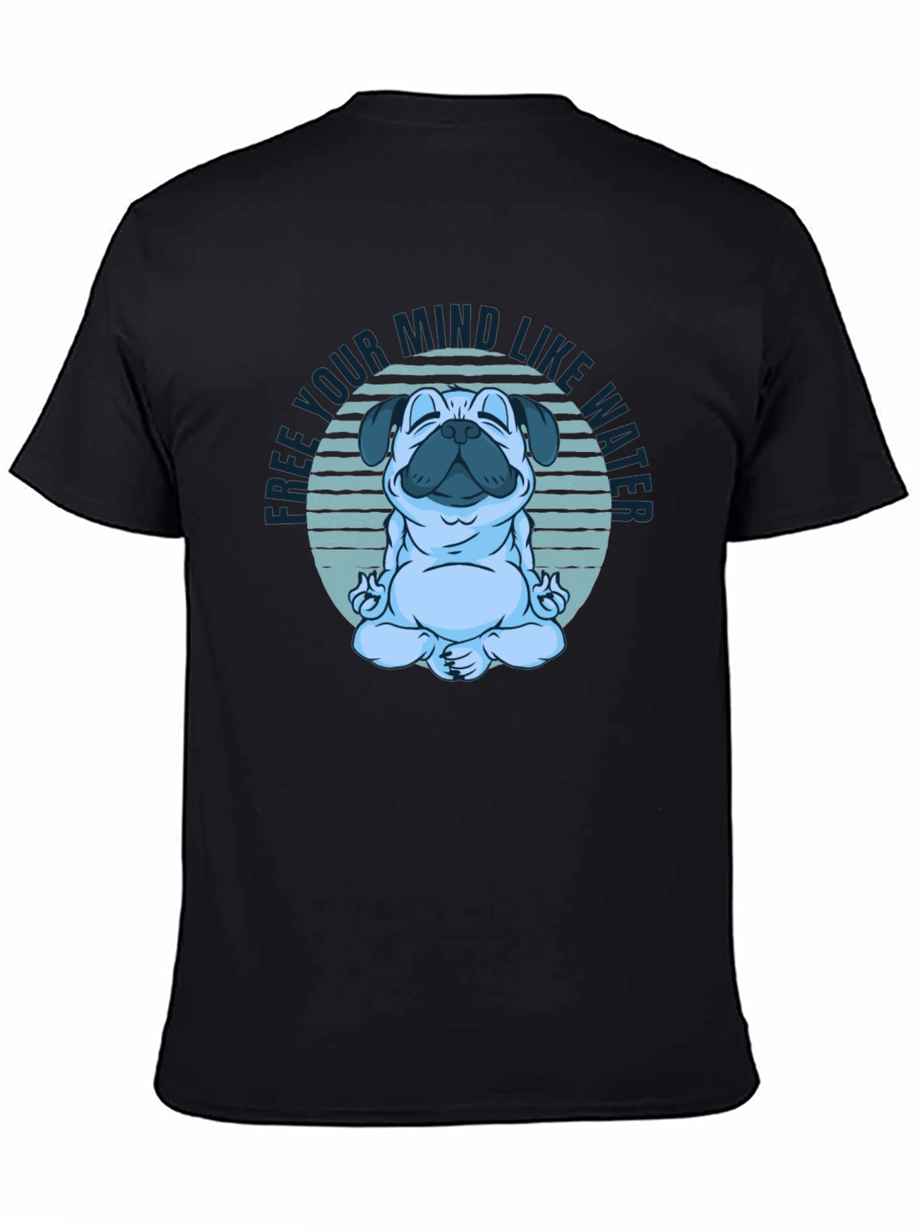 Zen Pug T-Shirt: Free Your Mind