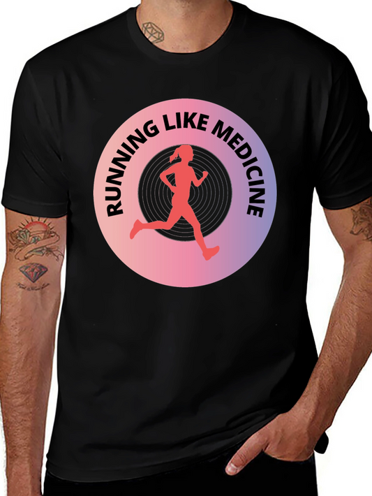 Running Like Medicine Graphic T-Shirt