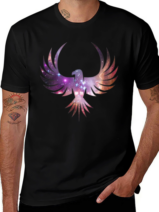 Galaxy Eagle Graphic Tee - Unique & Stylish