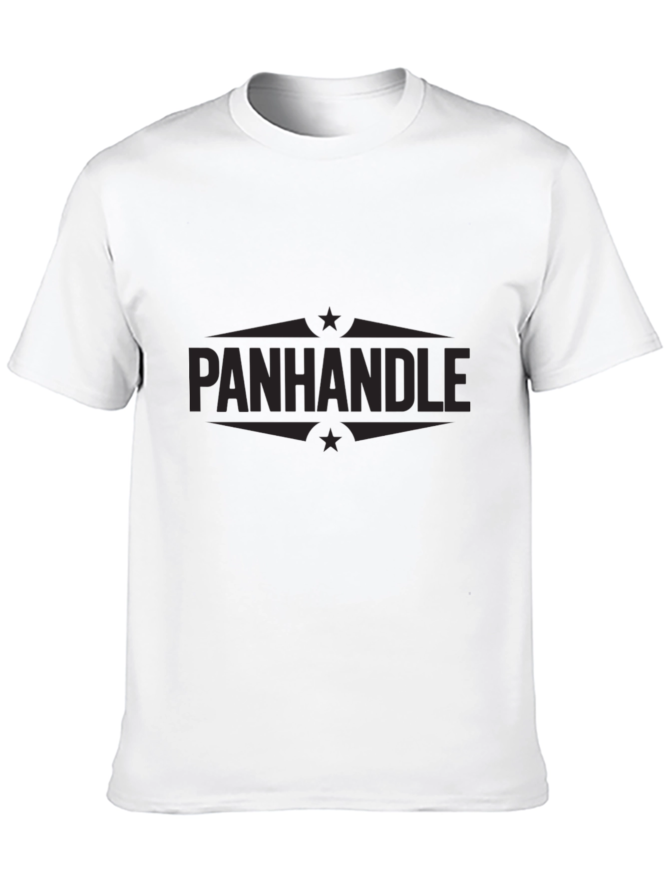 Mens Black Panhandle Graphic T-Shirt