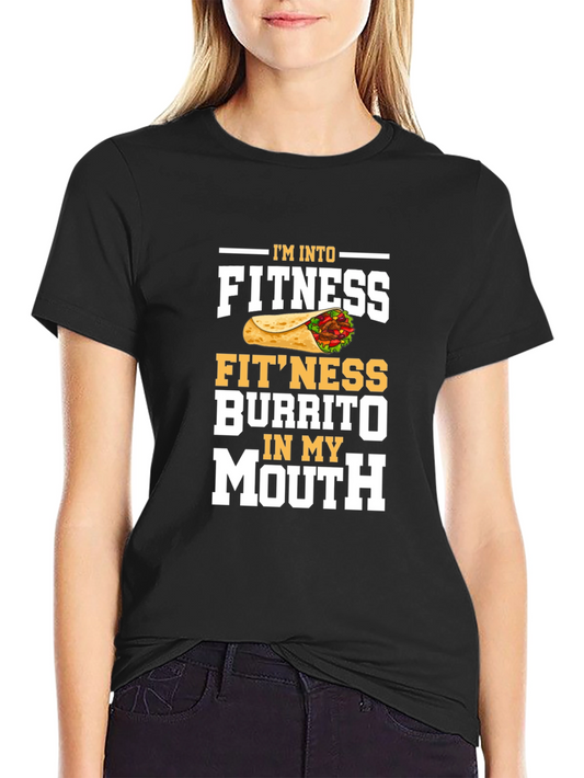 Fitness Burrito T-Shirt - Funny Graphic Tee