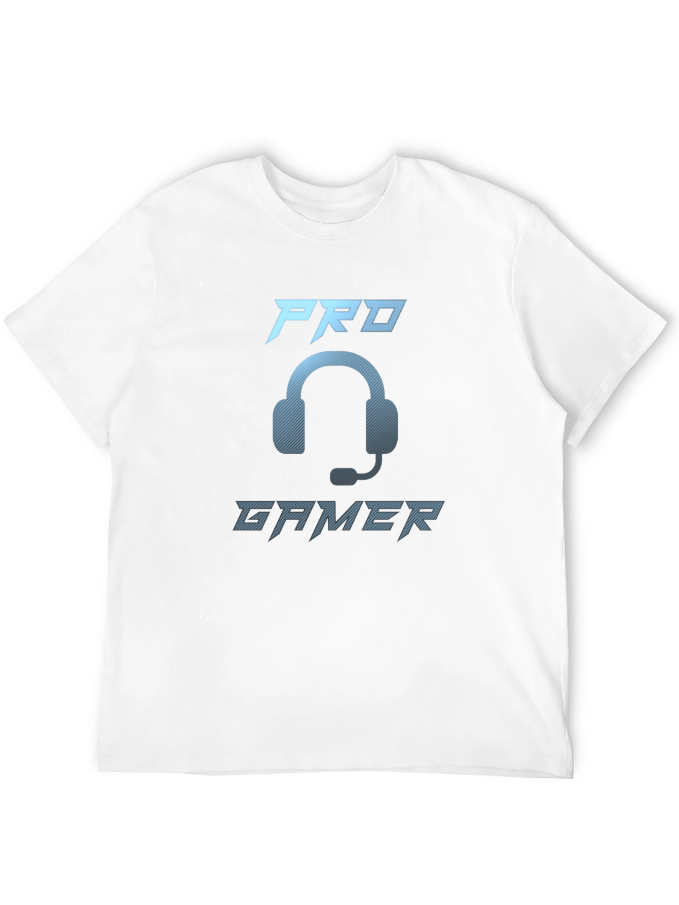 Pro Gamer Black T-Shirt - Gaming Headset Design