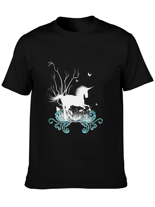 Unicorn Graphic Print T-Shirt