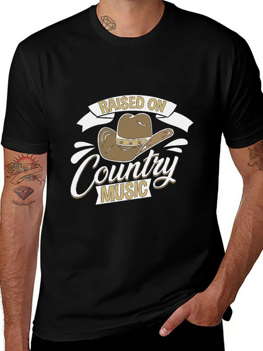 Raised on Country Music Graphic Tee