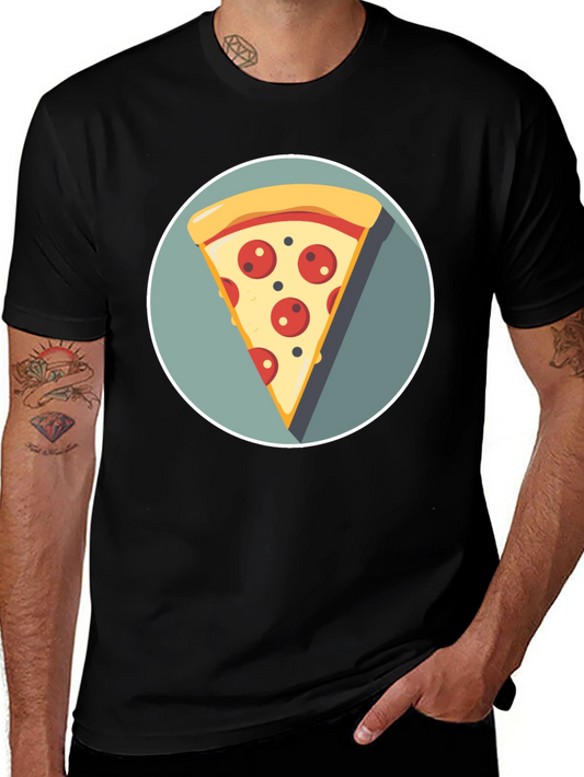 Pizza Slice Graphic Tee - Casual Comfort