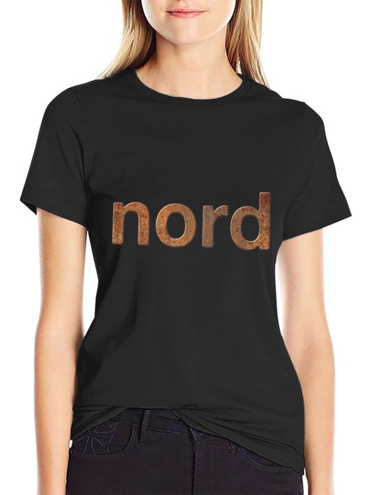 Nord Graphic Black T-Shirt - Modern Style