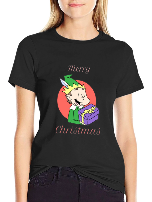 Merry Christmas Elf T-Shirt - Holiday Gift