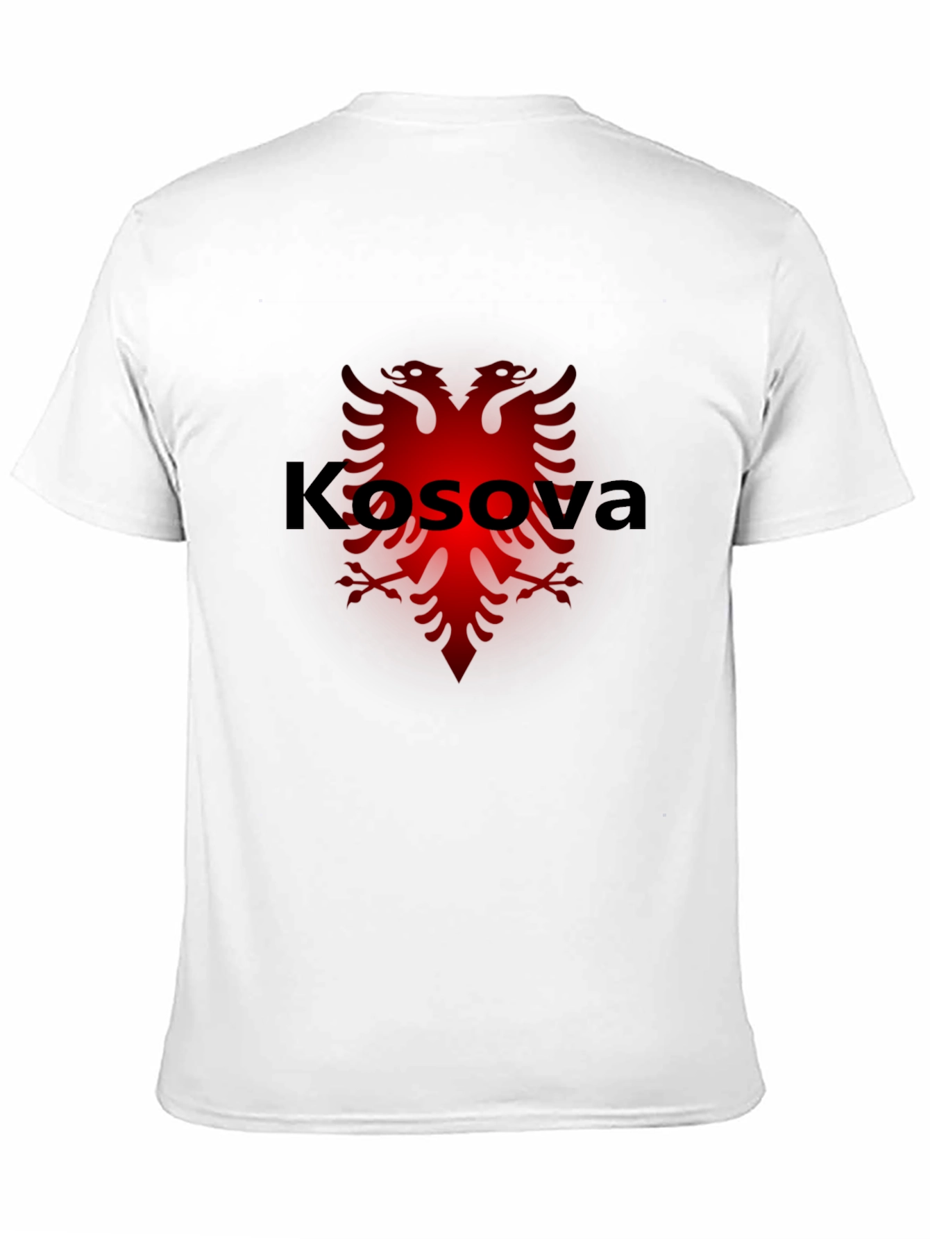Kosova Eagle Graphic Black T-Shirt