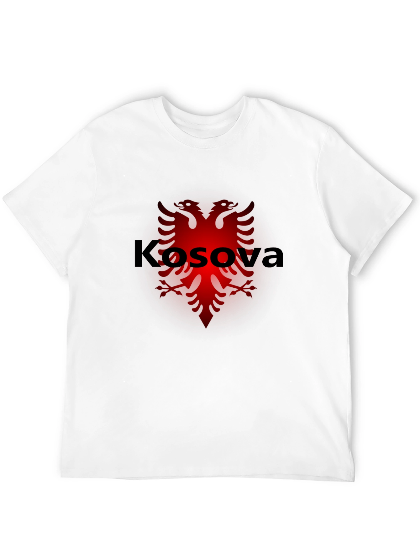Kosova Eagle Graphic Black T-Shirt