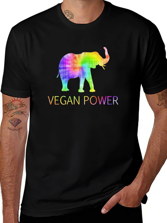 Vegan Power Elephant T-Shirt