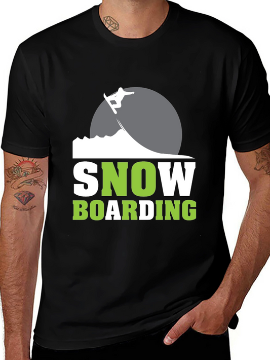 Snowboarding Graphic Tee - Stylish Activewear