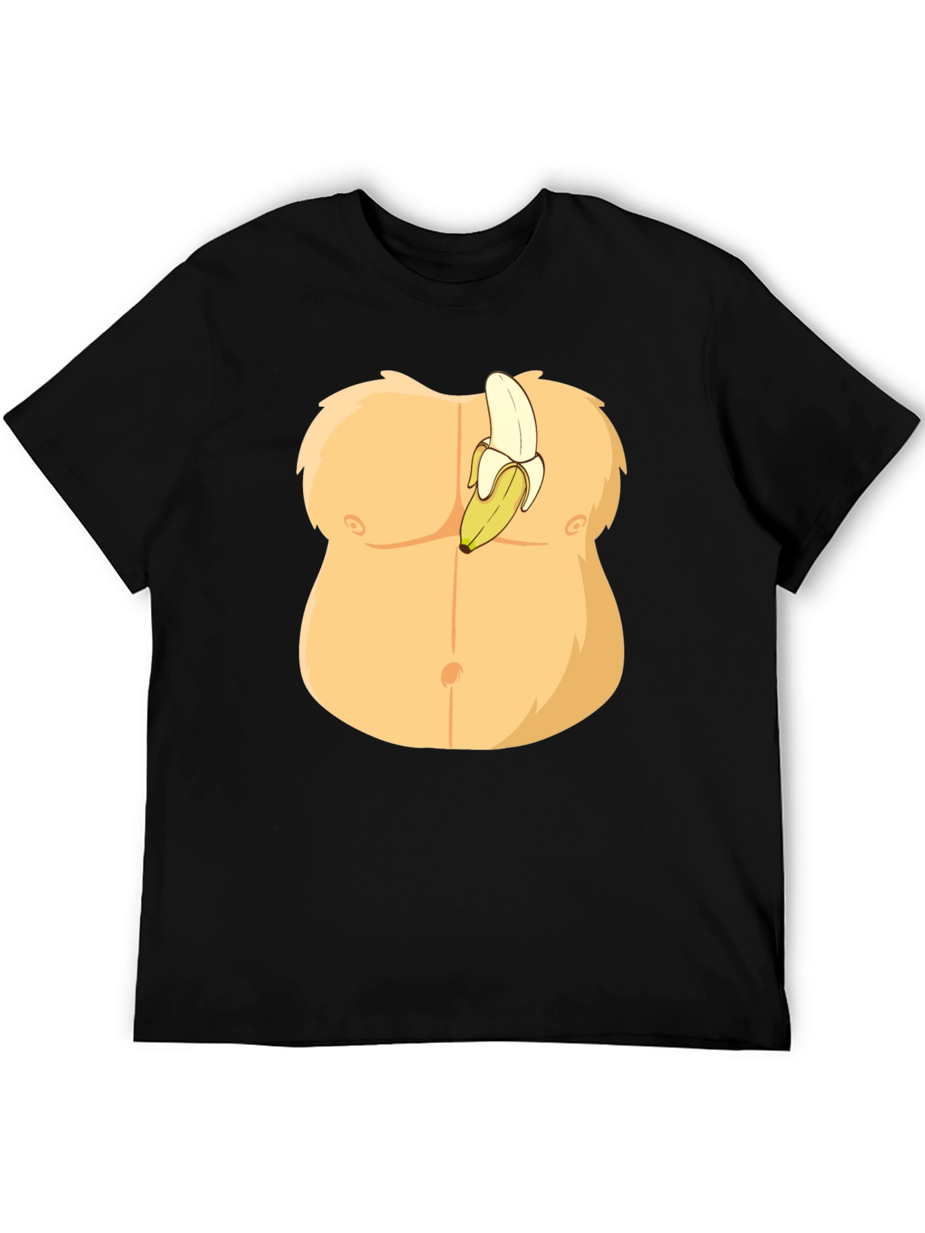 Funny Banana Abs Graphic T-Shirt