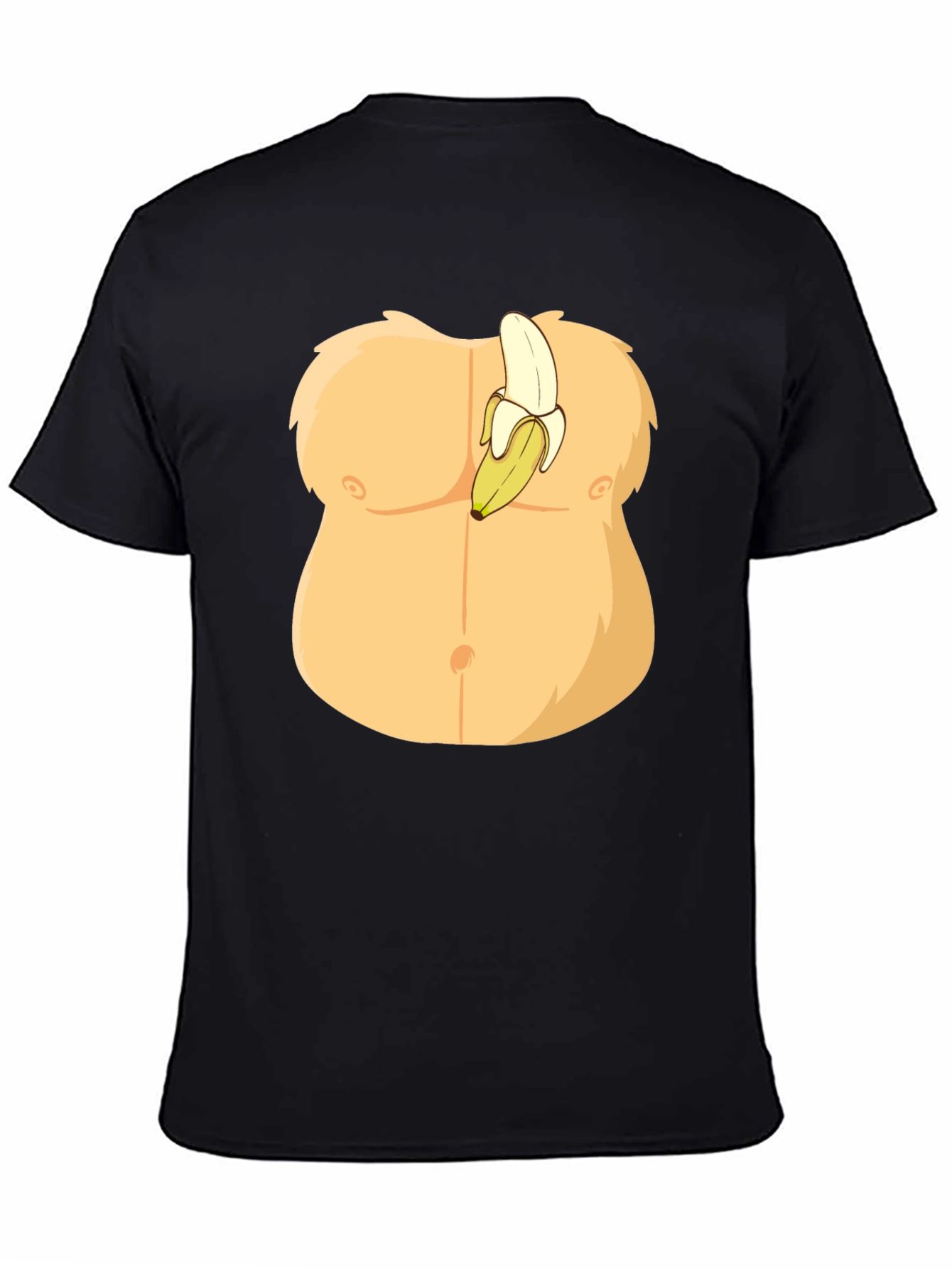 Funny Banana Abs Graphic T-Shirt