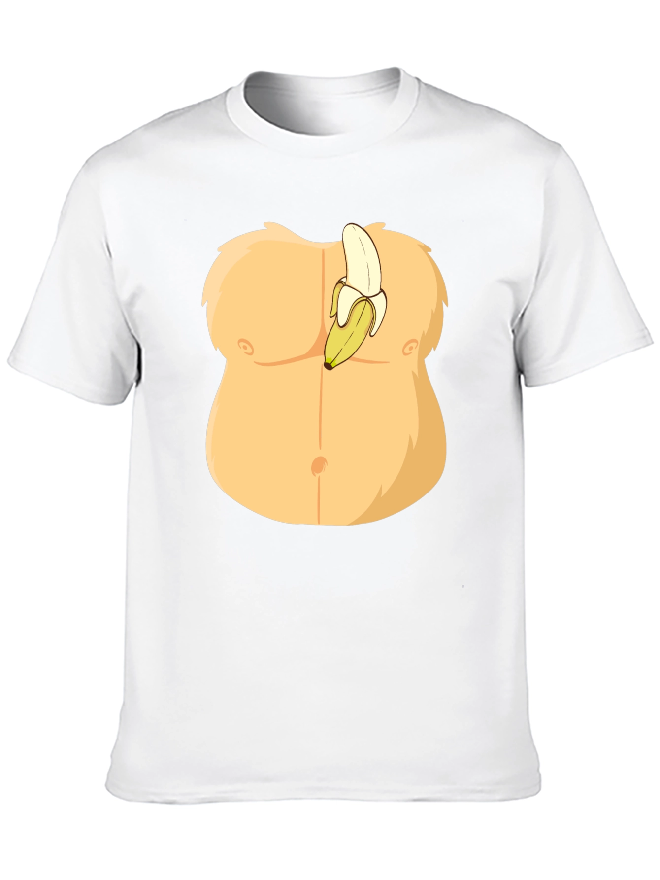 Funny Banana Abs Graphic T-Shirt