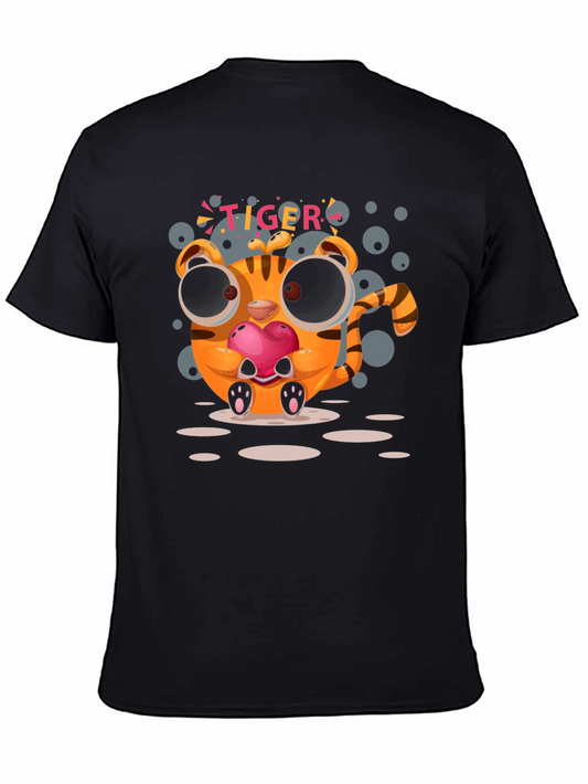 Cute Tiger Graphic T-Shirt