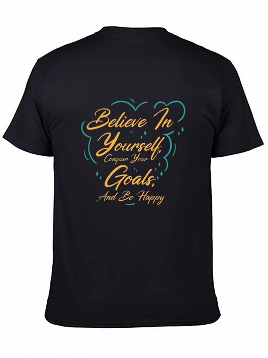 Believe In Yourself Goals Graphic T-Shirt