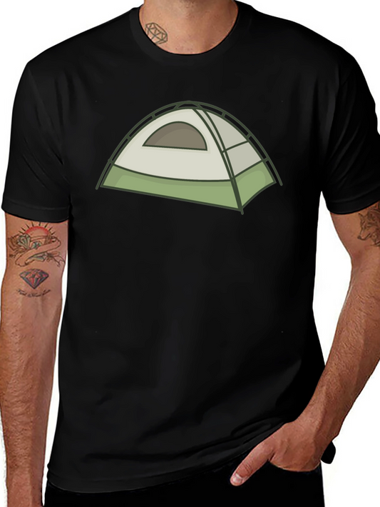 Camping Tent Graphic T-Shirt - Adventure Ready