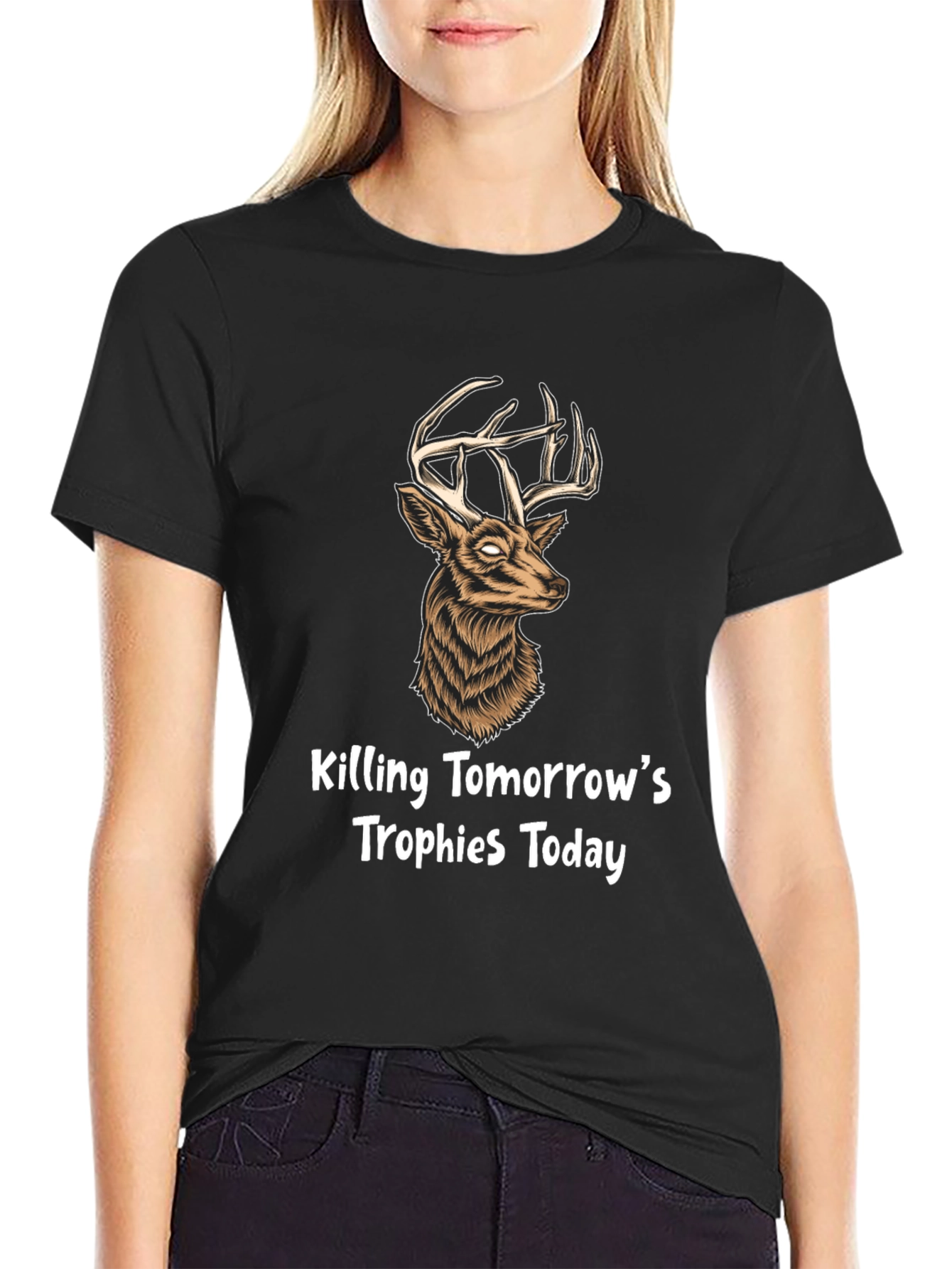 Hunting Trophy T-Shirt - Deer Graphic
