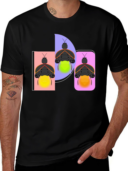 Firefly Graphic Tee - Black Cotton Blend