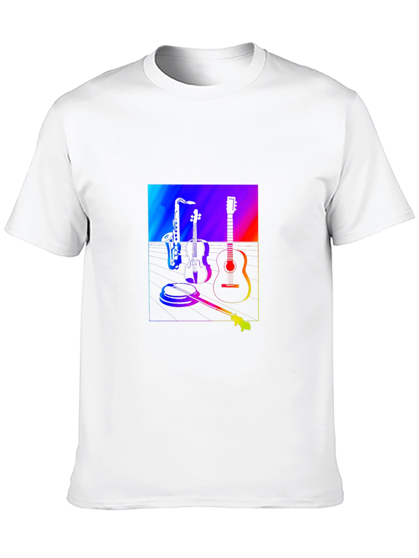 Musicians Rainbow: Cool Graphic T-Shirt