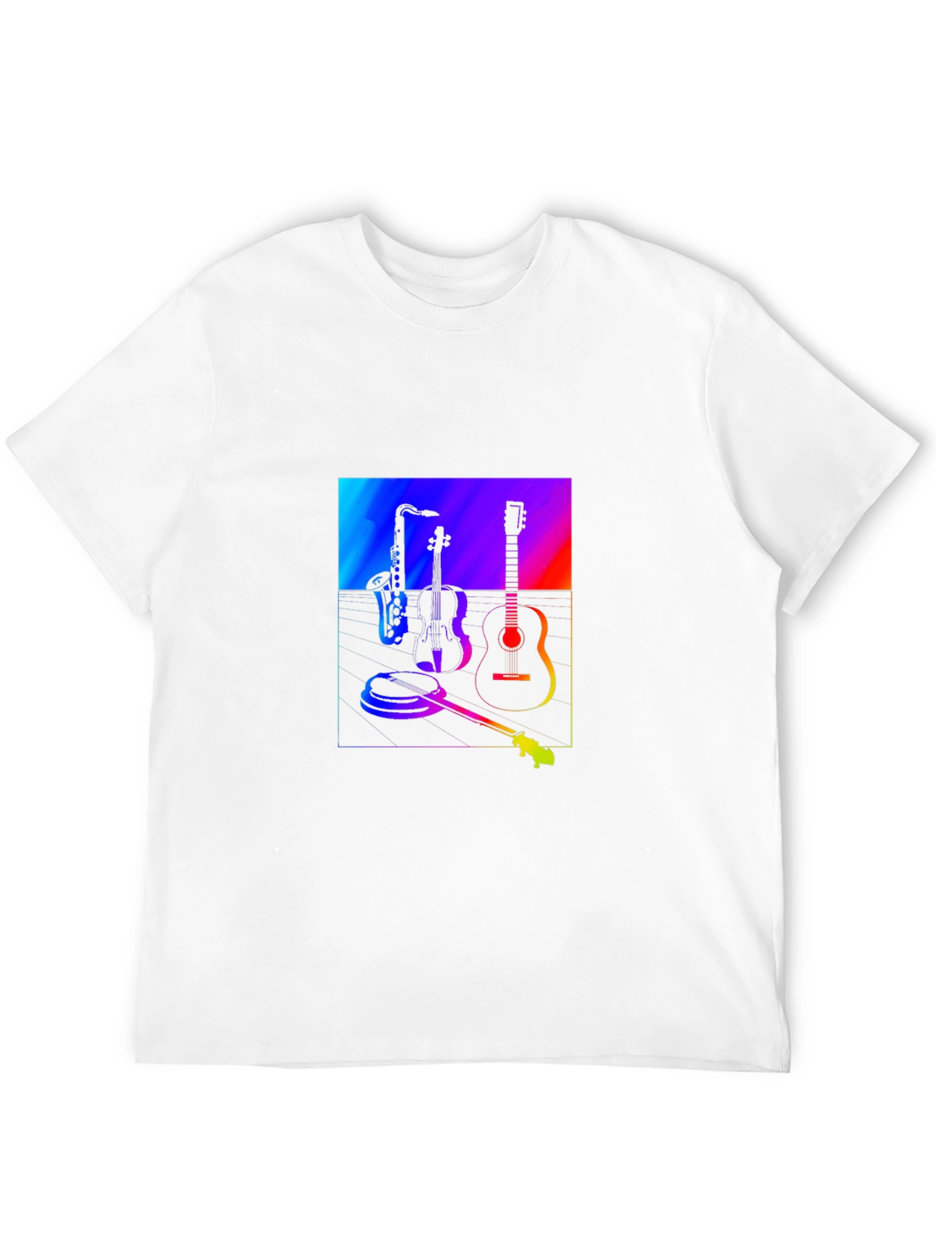 Musicians Rainbow: Cool Graphic T-Shirt