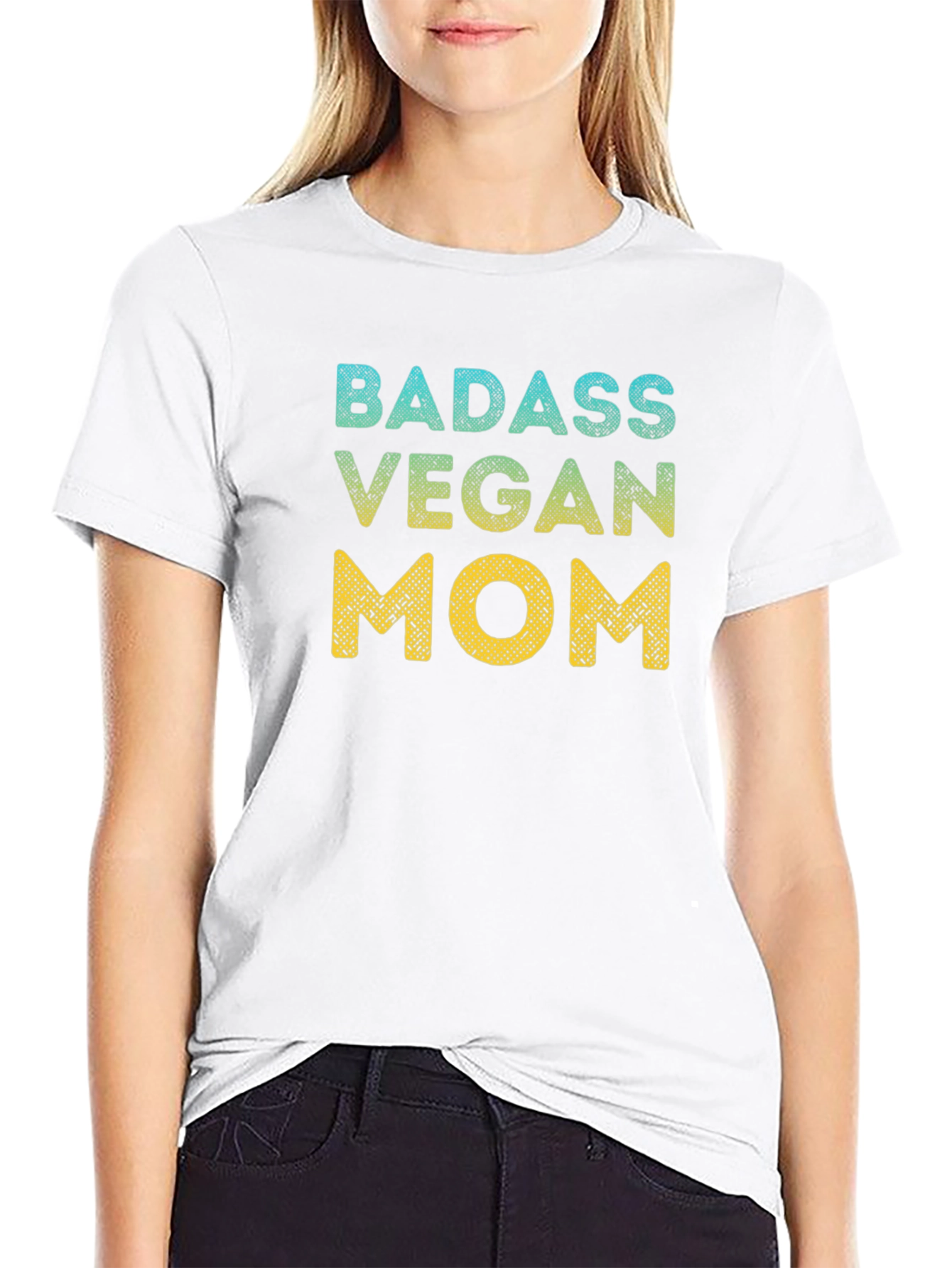 Badass Vegan Mom Graphic Tee - Unisex