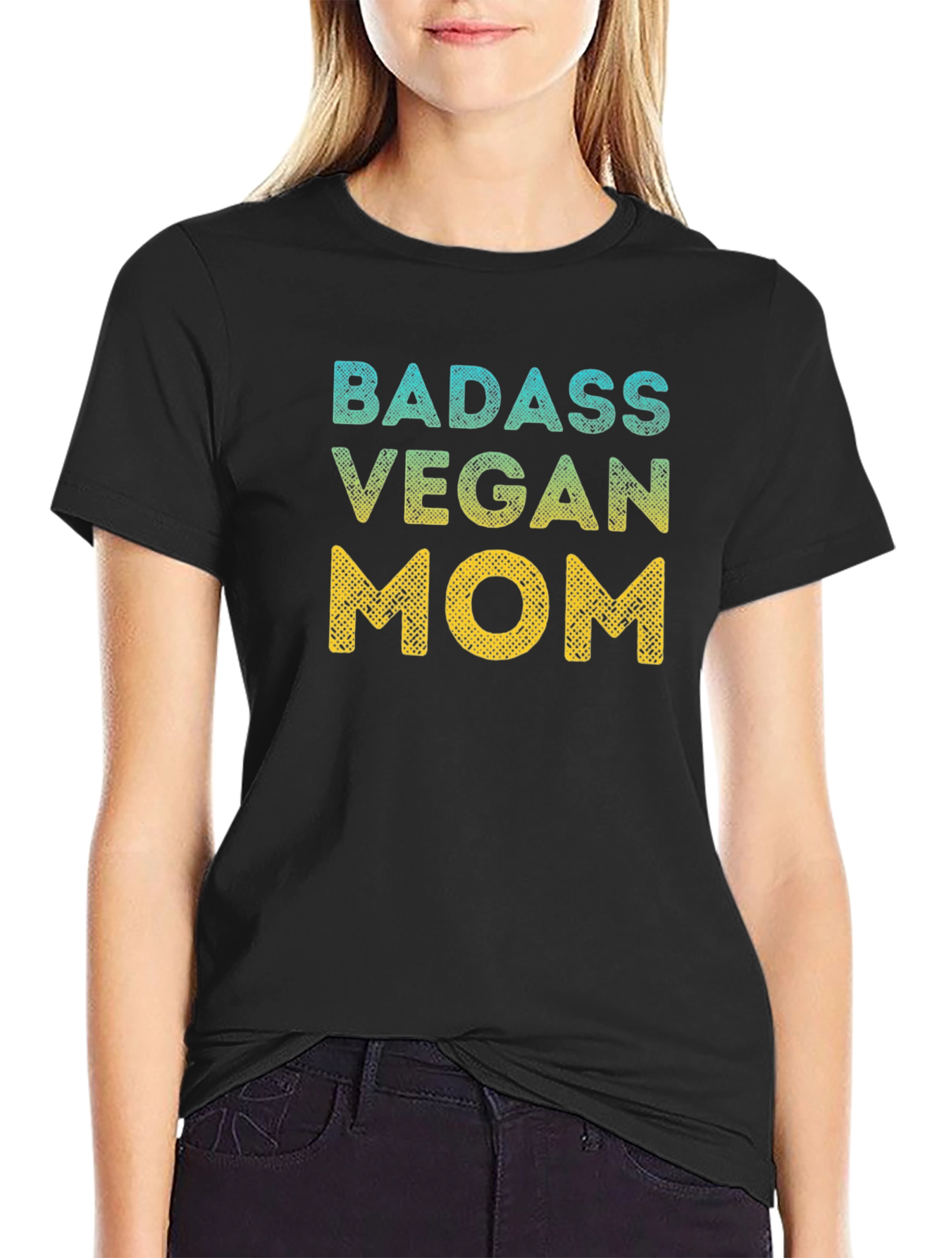 Badass Vegan Mom Graphic Tee - Unisex
