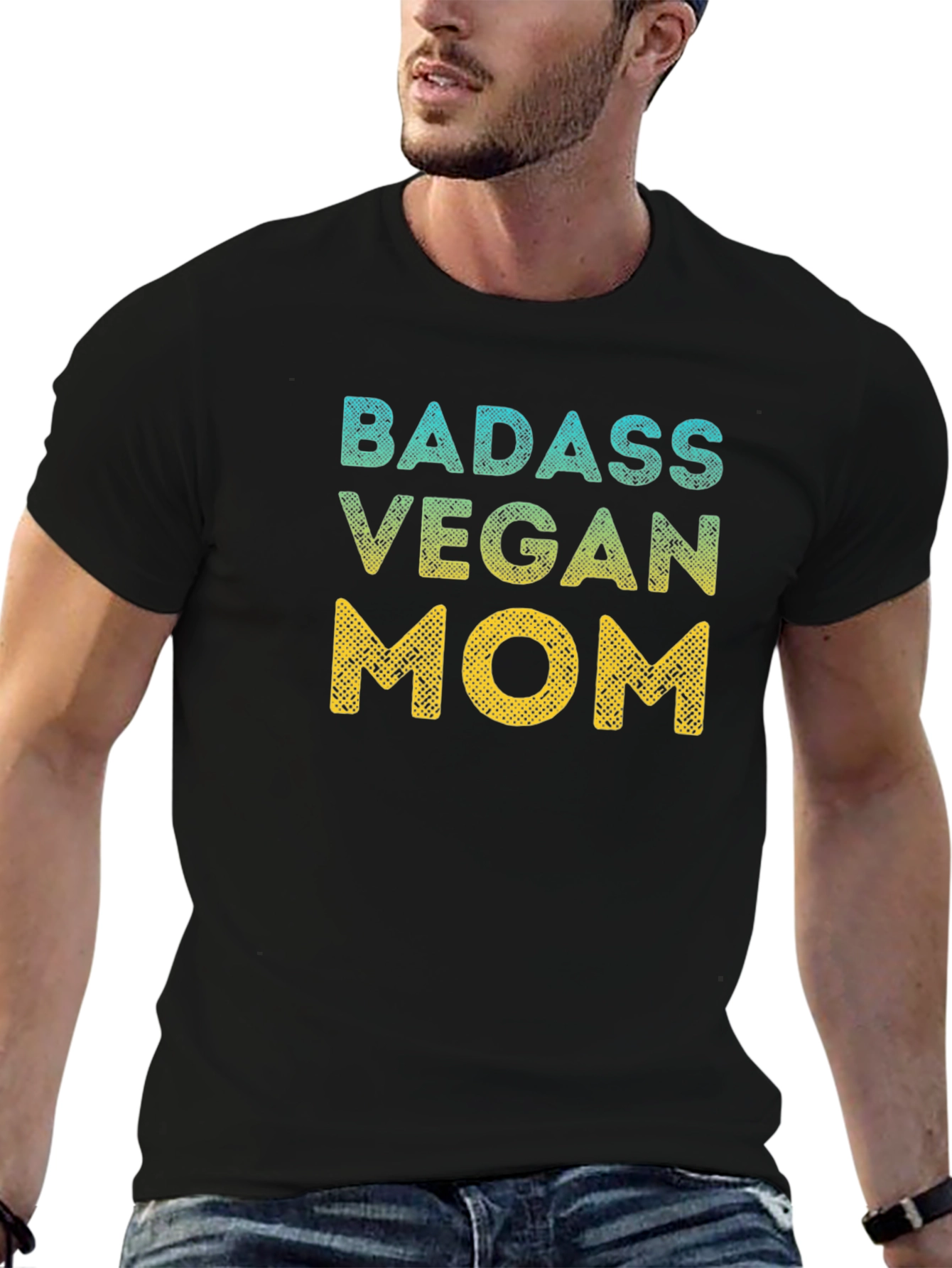 Badass Vegan Mom Graphic Tee - Unisex