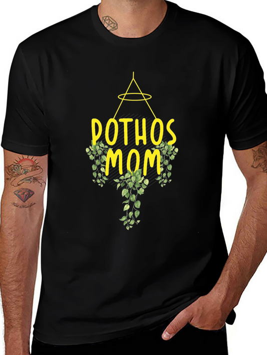 Pothos Mom Graphic T-Shirt - Plant Lover Tee