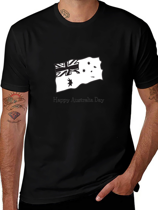 Australia Day Flag Graphic T-Shirt