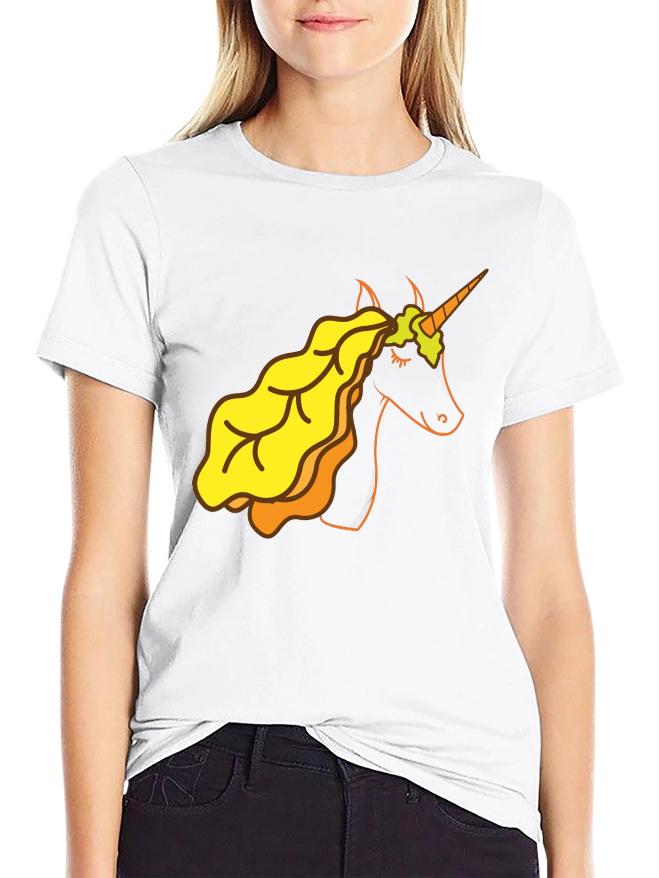 Unicorn Vomit T-Shirt Black Novelty Tee