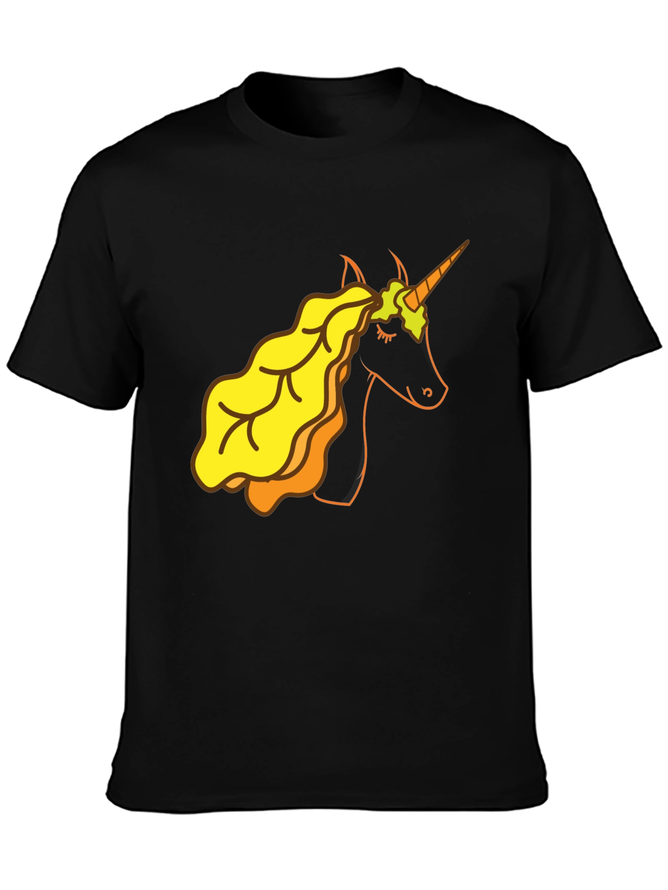 Unicorn Vomit T-Shirt Black Novelty Tee