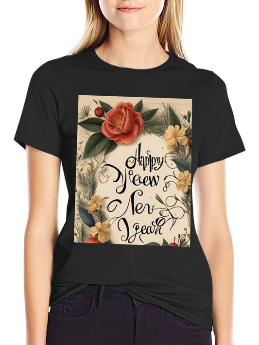 Festive Happy New Year Graphic Tee