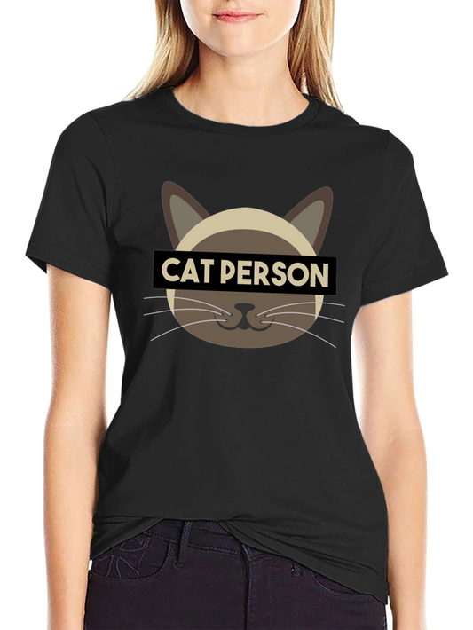 Cat Person T-Shirt -  Cute Cat Lover Tee