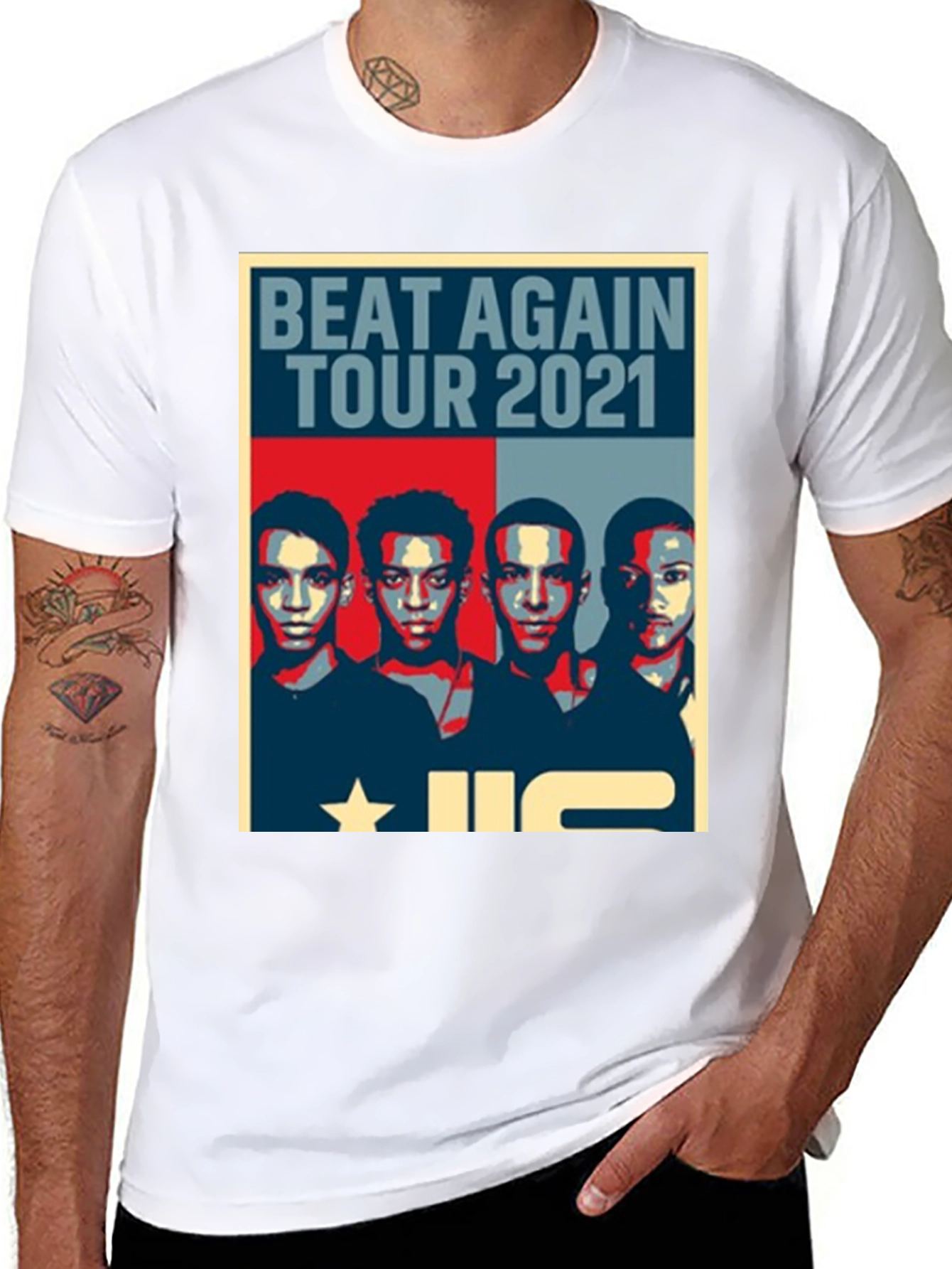 Beat Again Tour 2021 Black T-Shirt