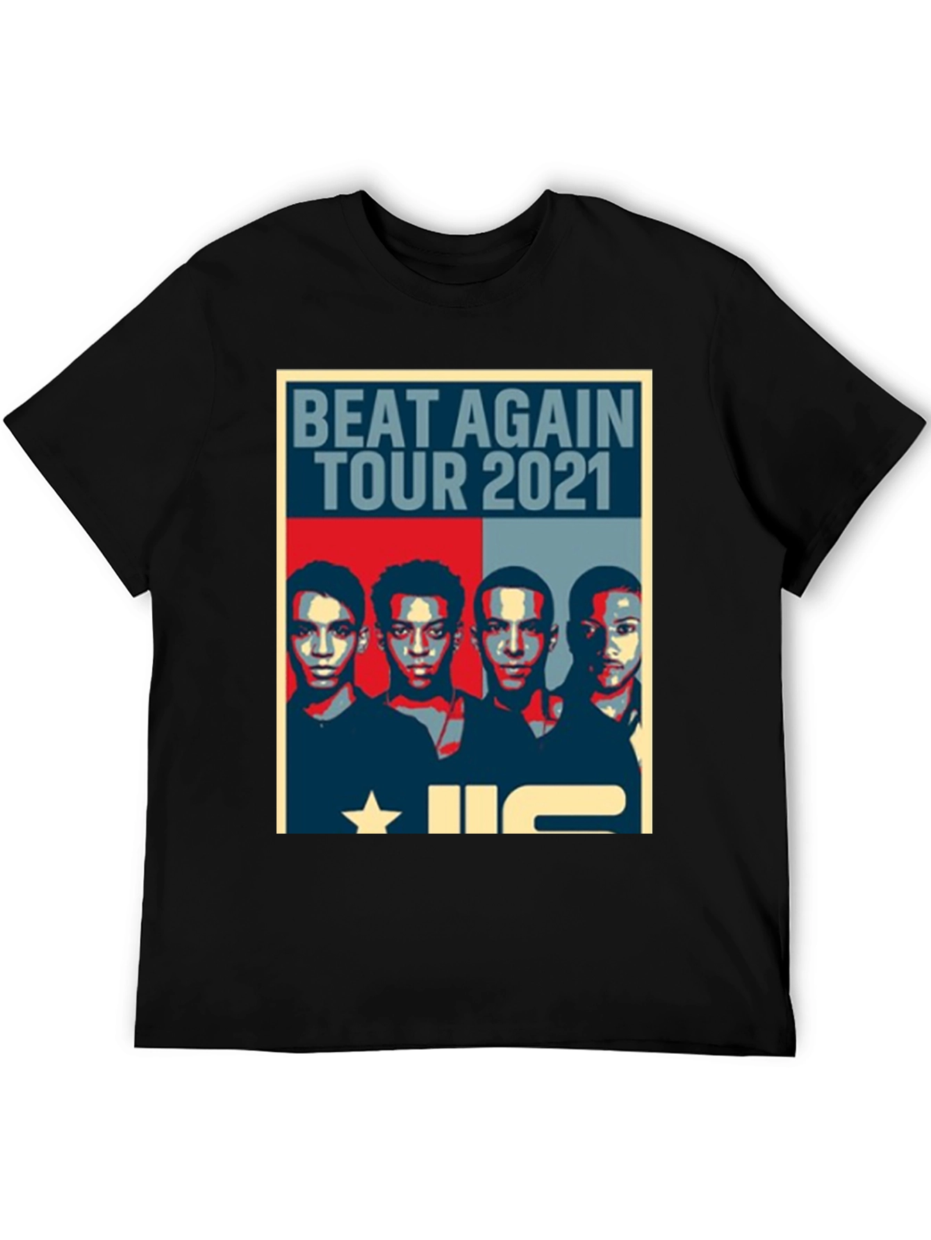 Beat Again Tour 2021 Black T-Shirt