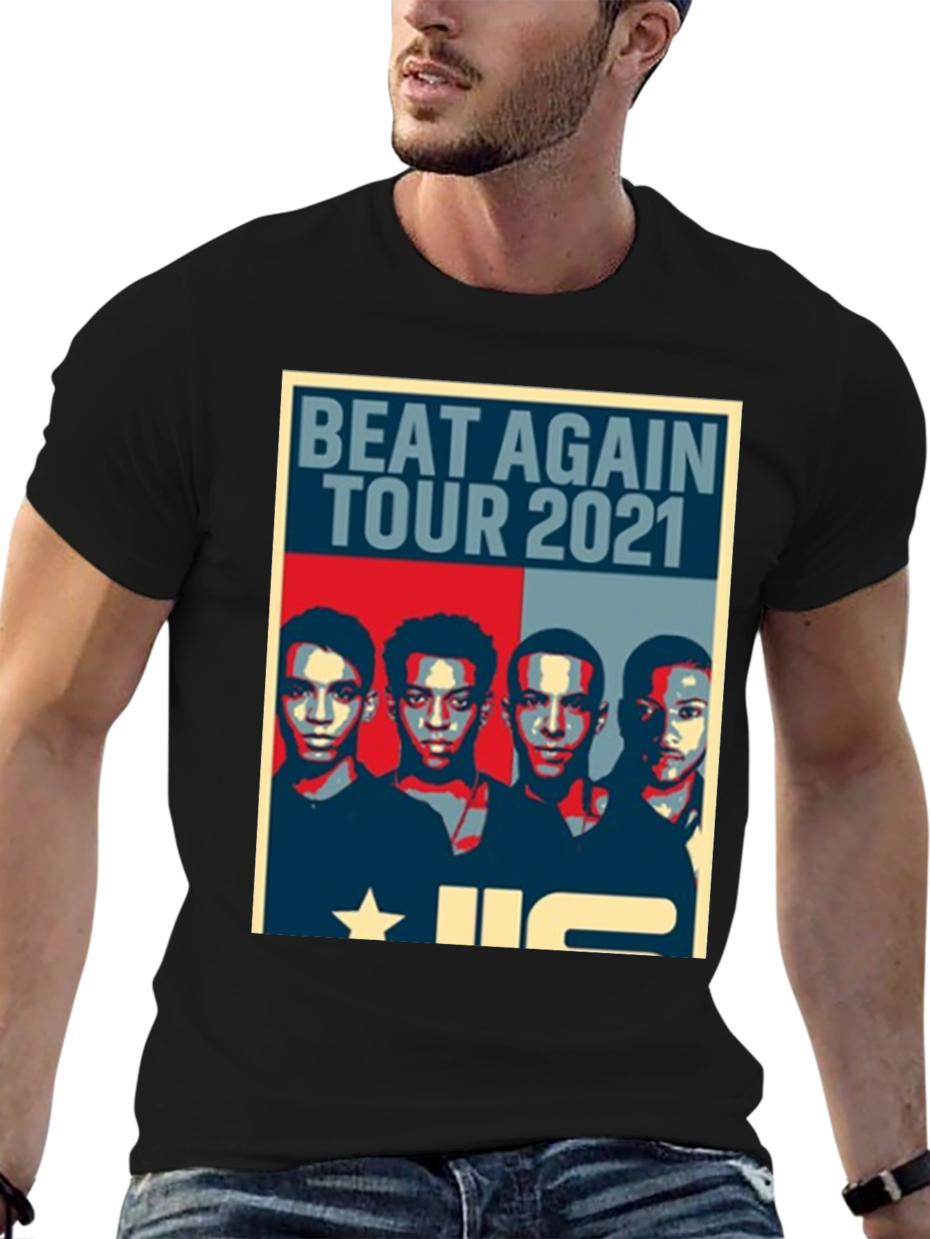 Beat Again Tour 2021 Black T-Shirt