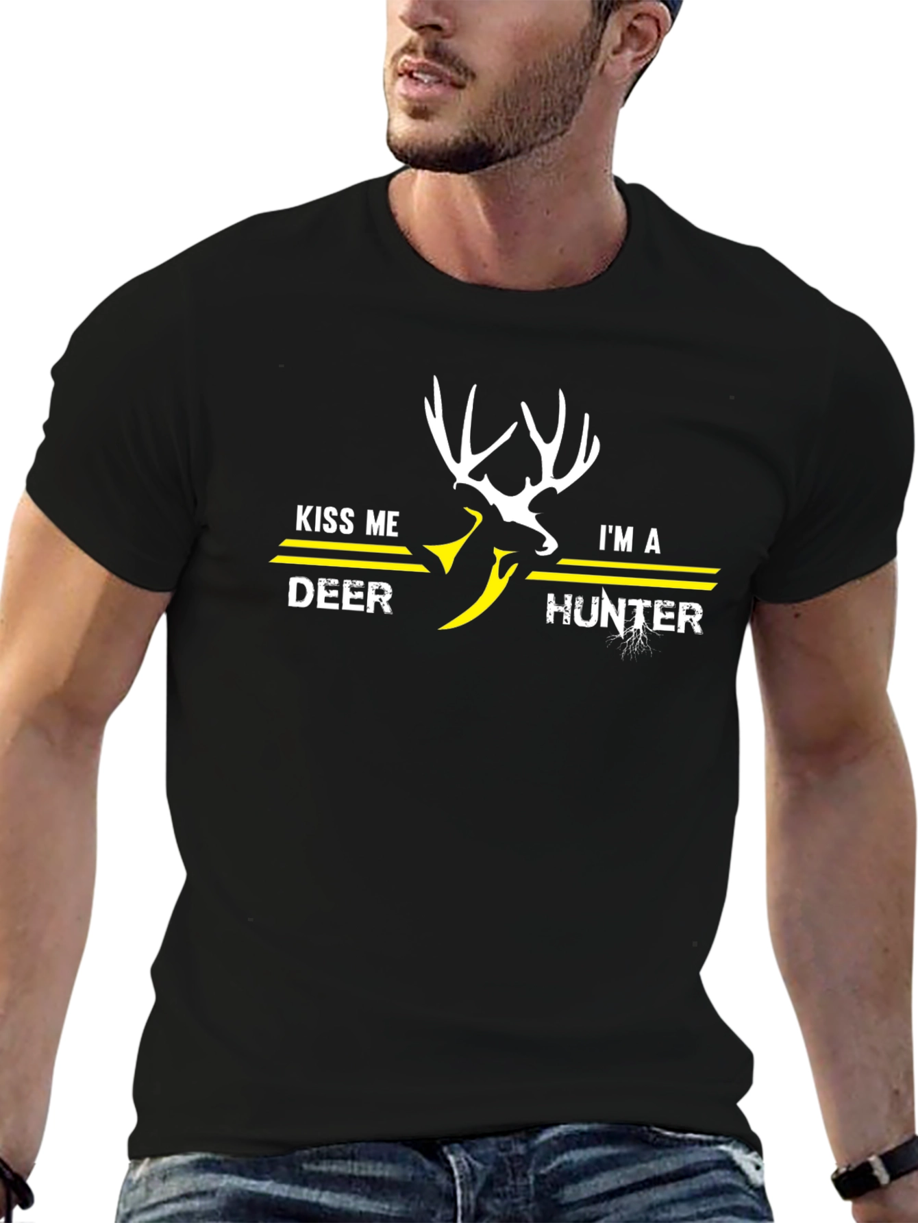 Kiss Me Im A Deer Hunter T-Shirt