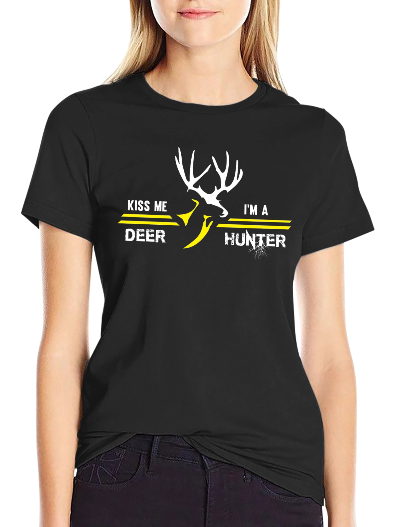 Kiss Me Im A Deer Hunter T-Shirt