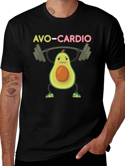 Avo-Cardio Black Graphic Tee