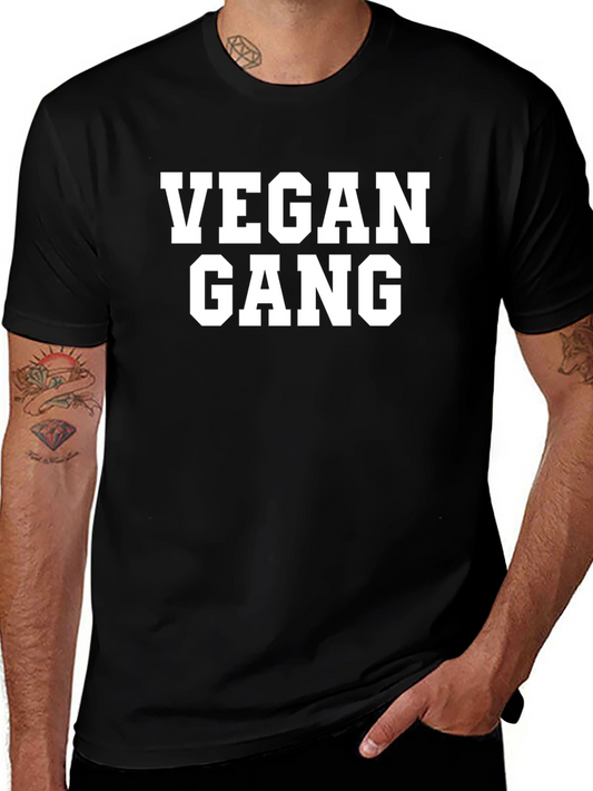 Vegan Gang Graphic T-Shirt - Black