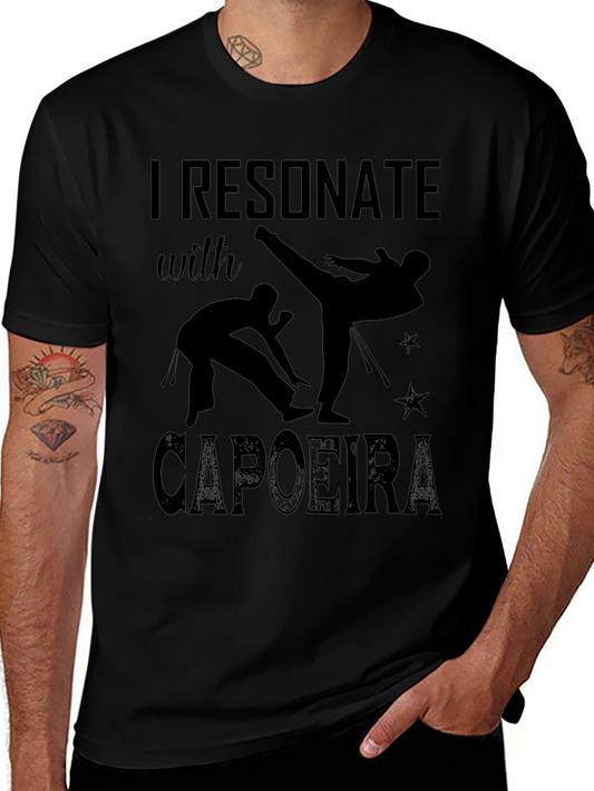 Capoeira Black T-Shirt - I Resonate With Capoeira