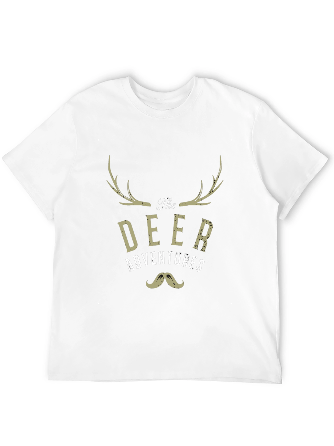 The Deer Adventures Graphic T-Shirt - Black