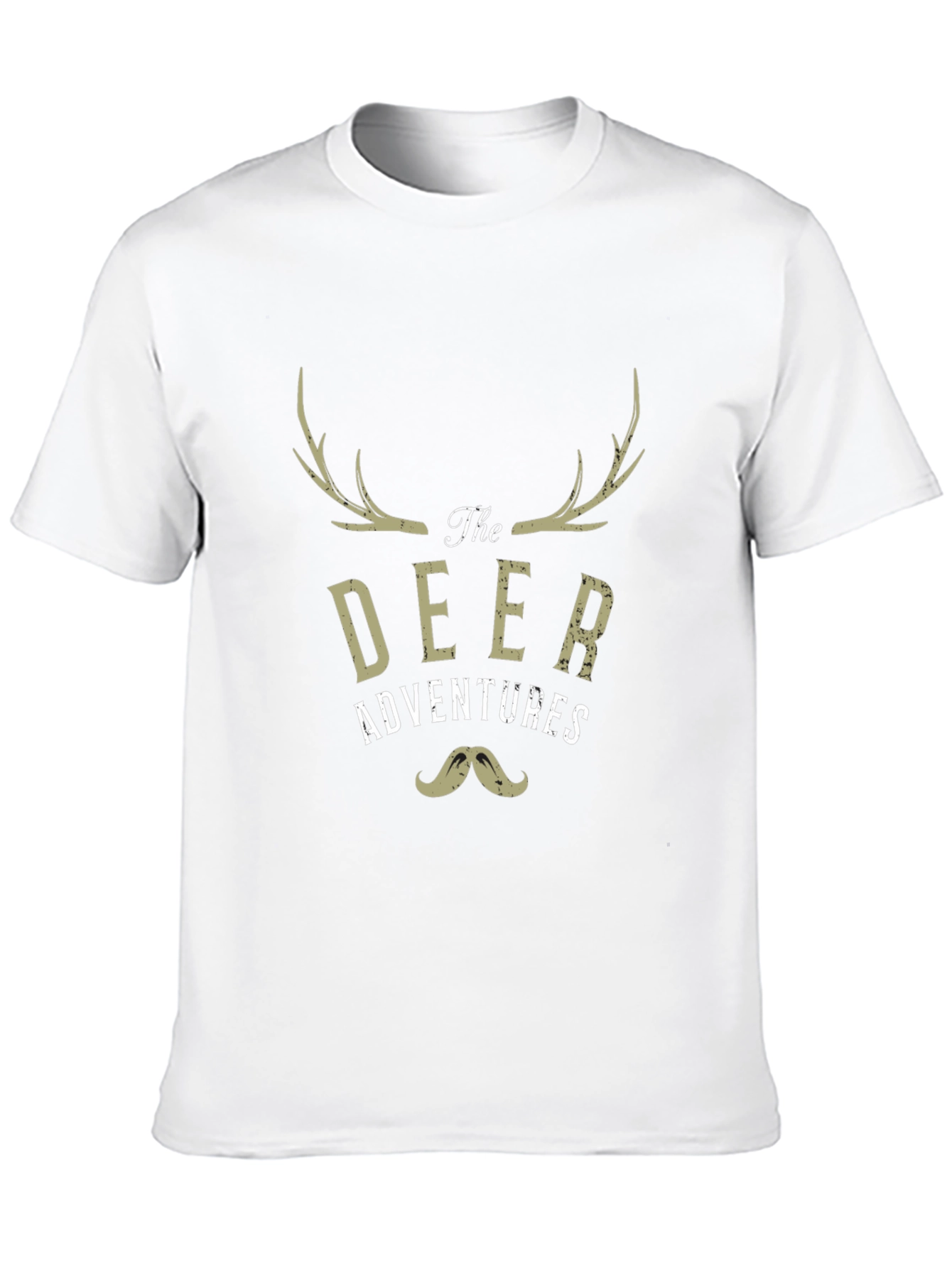 The Deer Adventures Graphic T-Shirt - Black