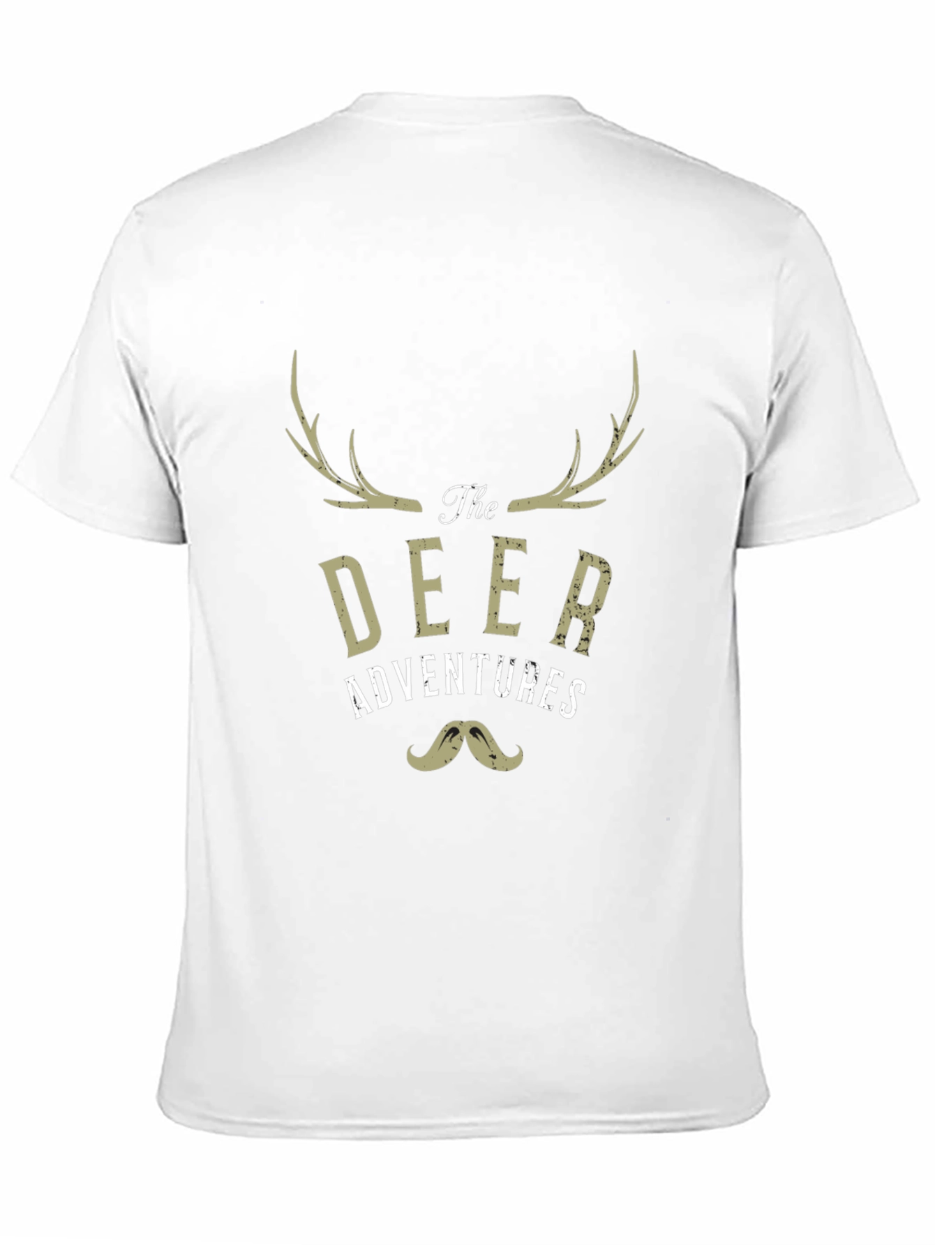 The Deer Adventures Graphic T-Shirt - Black