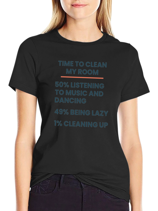 Funny Clean My Room T-Shirt - Music Lover Tee