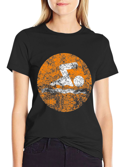 Vintage Swimmer Graphic T-Shirt