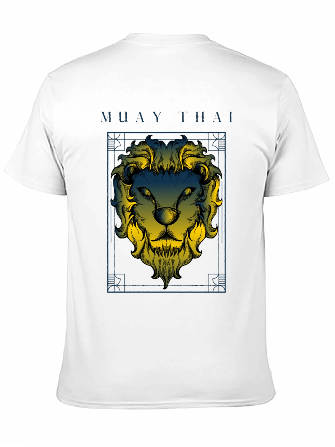 Muay Thai Lion Graphic Black T-Shirt