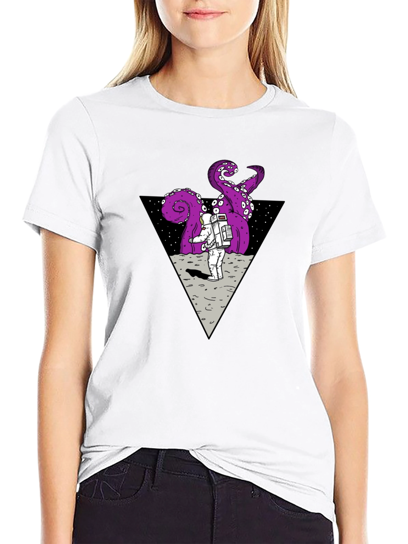 Astronaut vs. Alien Kraken T-Shirt